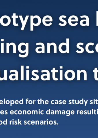 EuroSea Key Exploitable Result Poster - Prototype Sea Level Planning & Scenario Visualization Tool